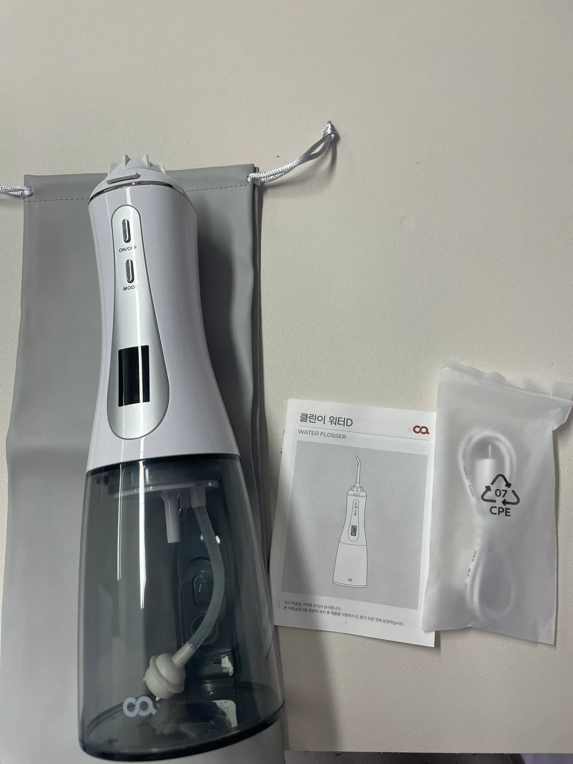 오아 클린이워터D 휴대용 아쿠아픽 물치실