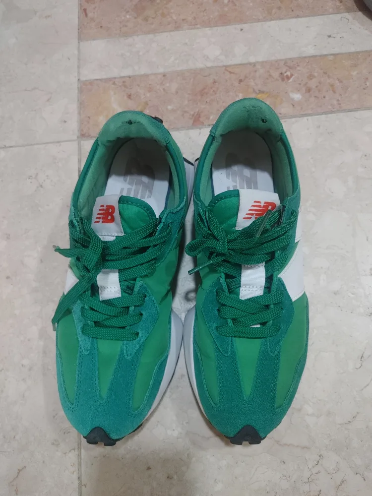 뉴발정품 뉴발327 그린 250사이즈 세탁완료 중고팝니다