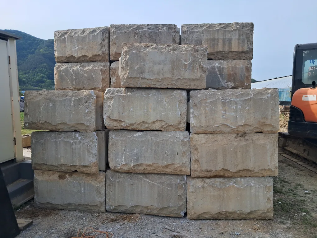 축대용 블록중고 팔아요