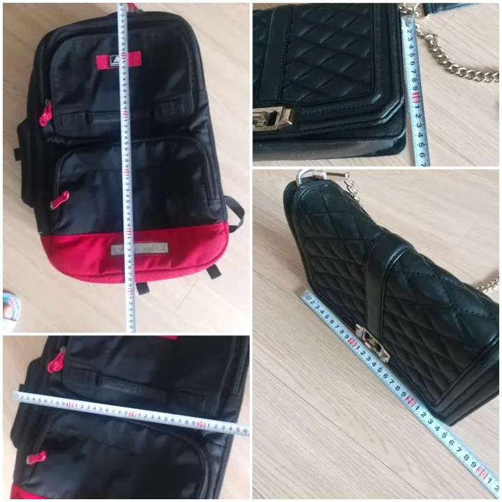 중고 배낭 남여가능  가죽 크로스백