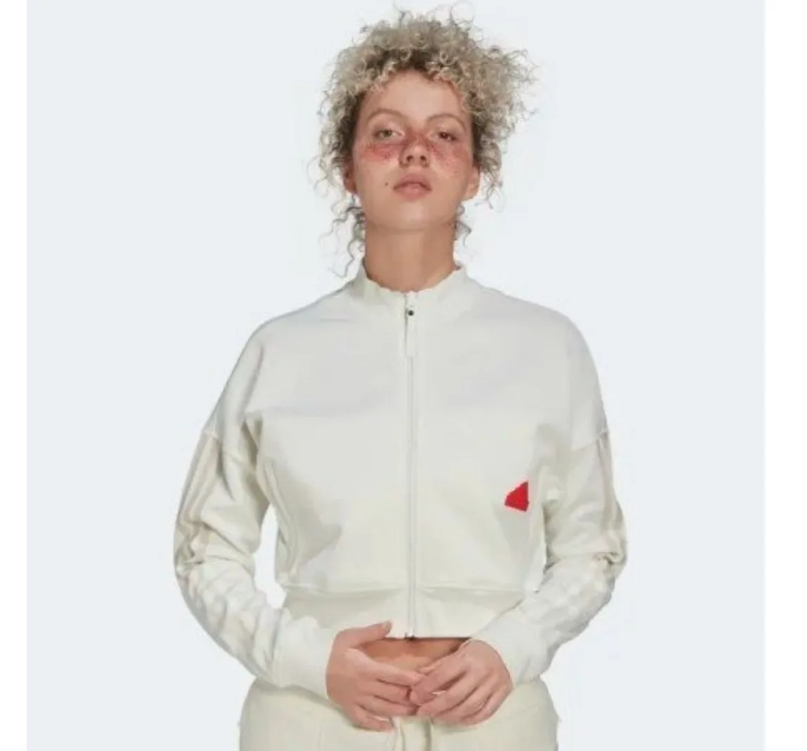 아디다스 크롭 트랙 탑