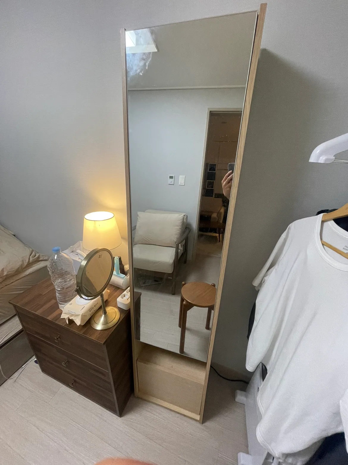 전신거울형 화장대 가성비템!(실사용 1년)