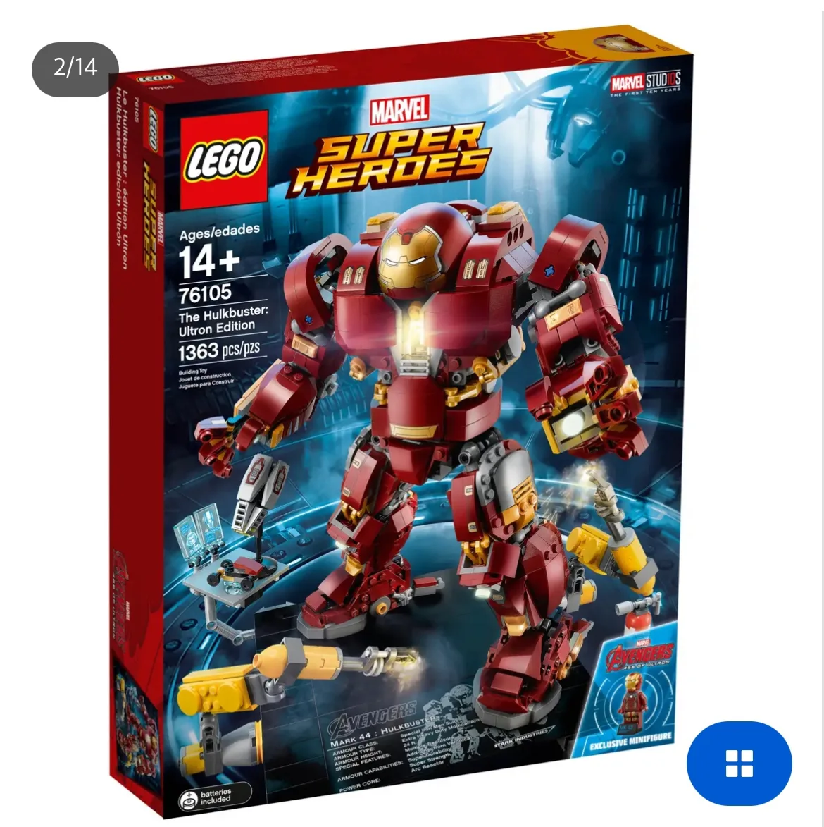 레고 76105 헐크버스터 울트론 에디션 중고