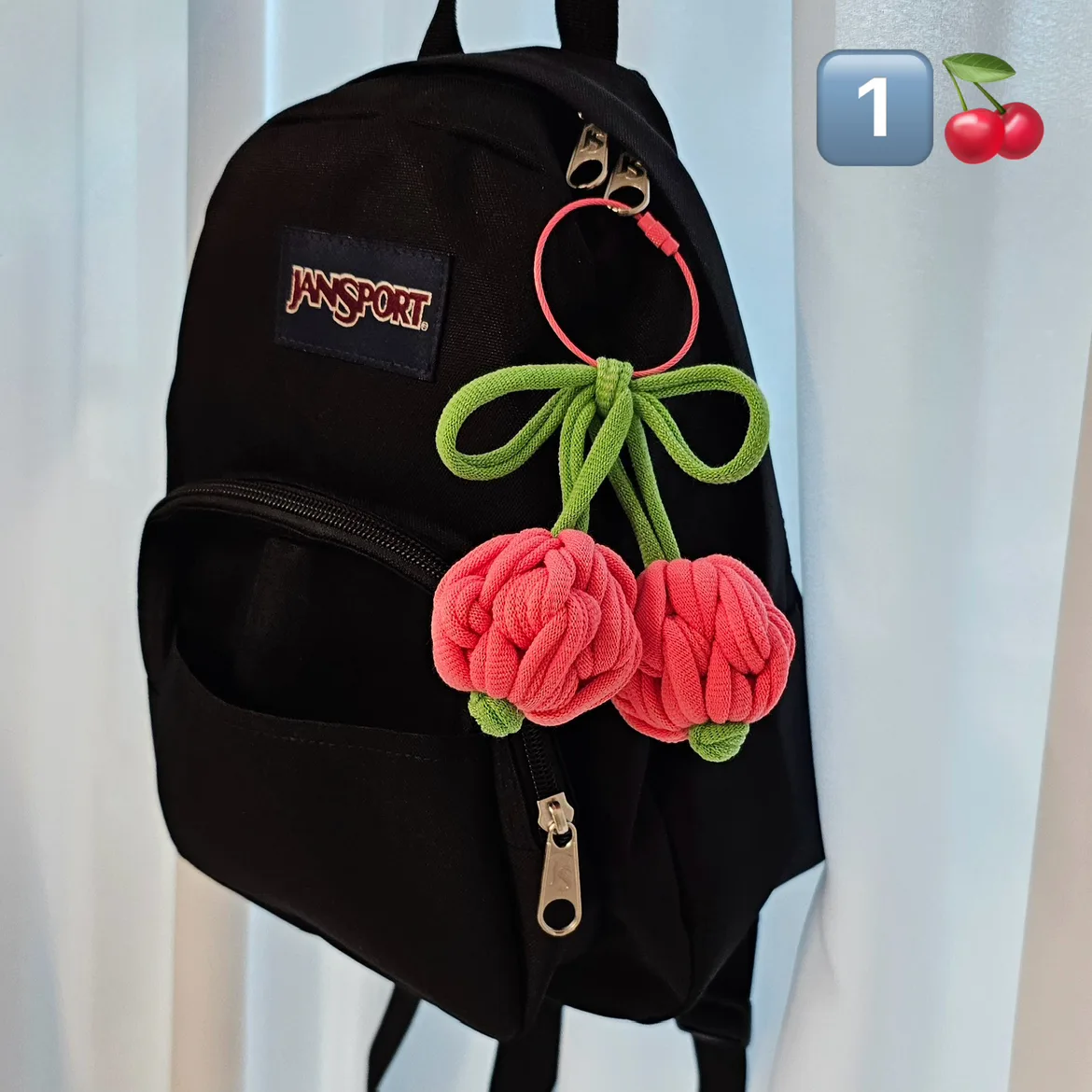 🍒핸드메이드 왕체리 키링 🍒
