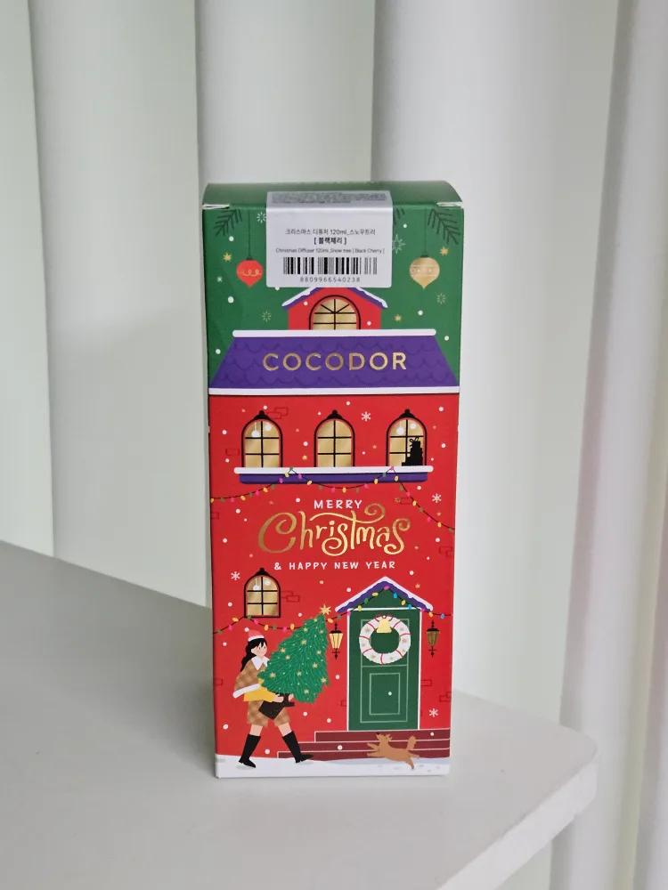 [새상품]코코도르 블랙체리 크리스마스 디퓨저 120ml 스노우트리