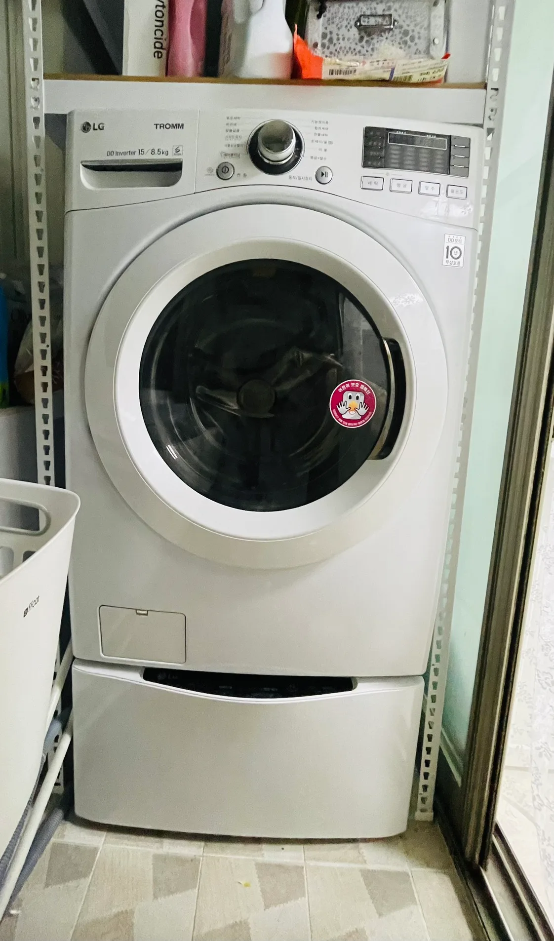 LG 드럼 세탁기15kg(건조가능)