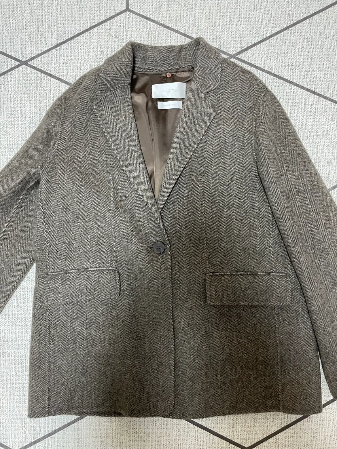 울90 헤링본코트