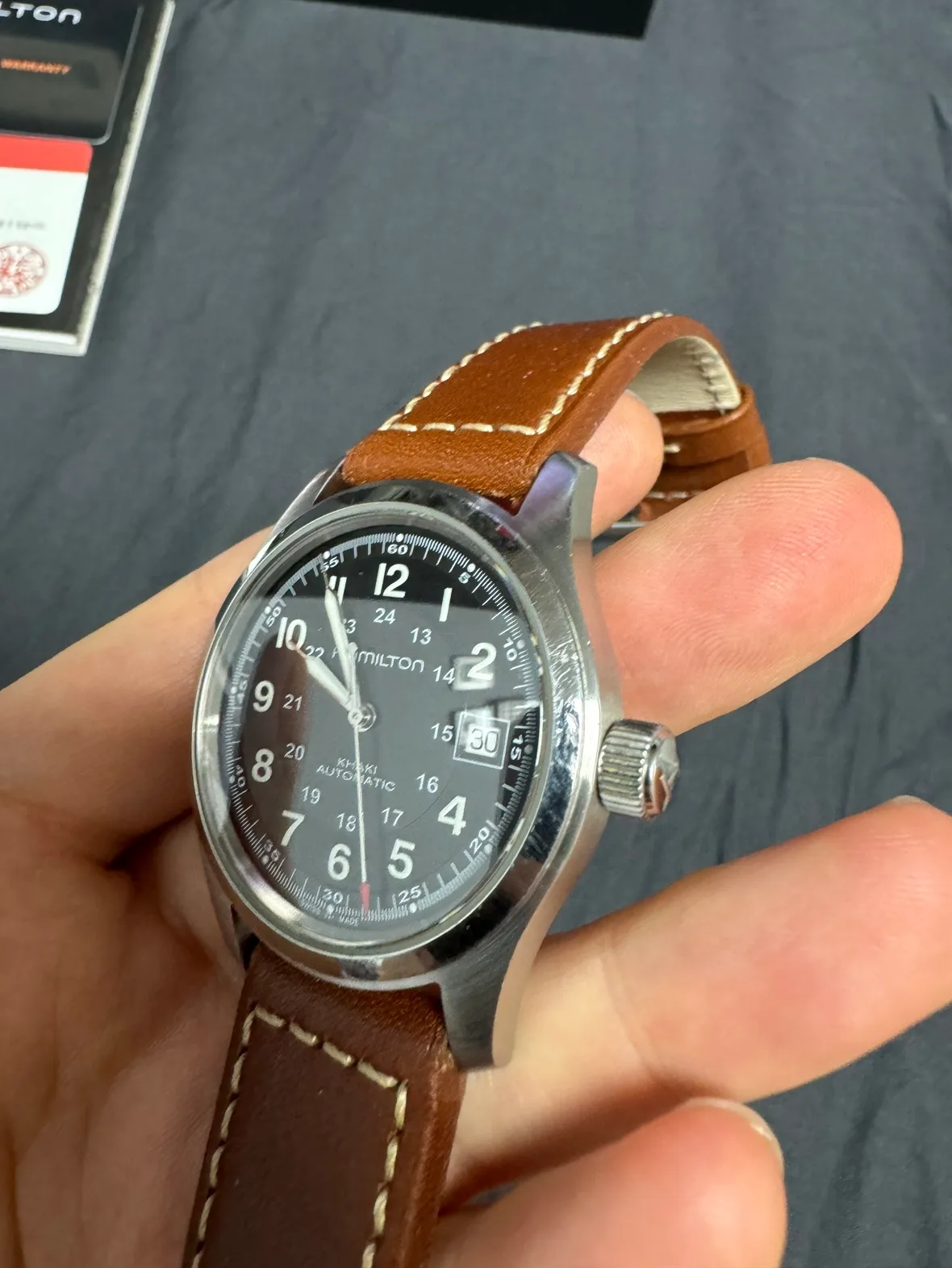 해밀턴 카키필드 38mm 중고