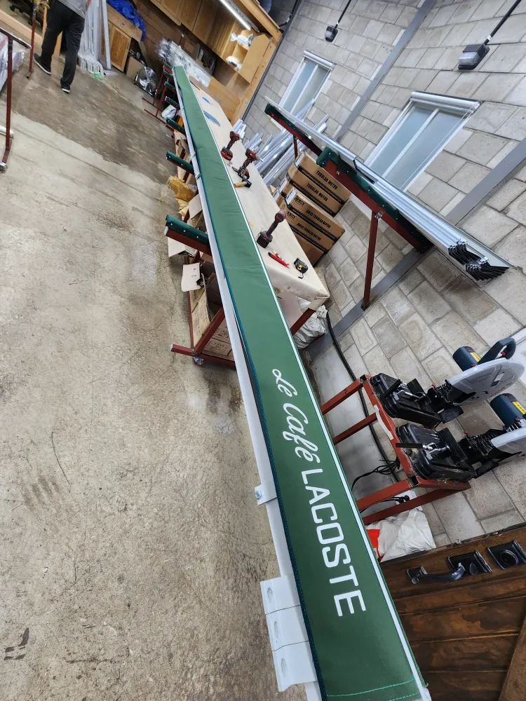 신품같은 중고 접이식어닝