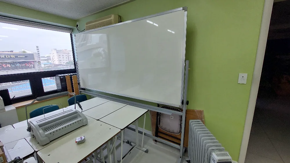 이동식 마카 화이트보드 중고등 학원용