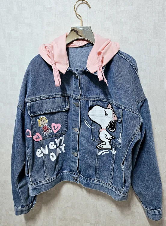 (중고) 디자인이 러블리한 봄신상&청자켓&귀여움!