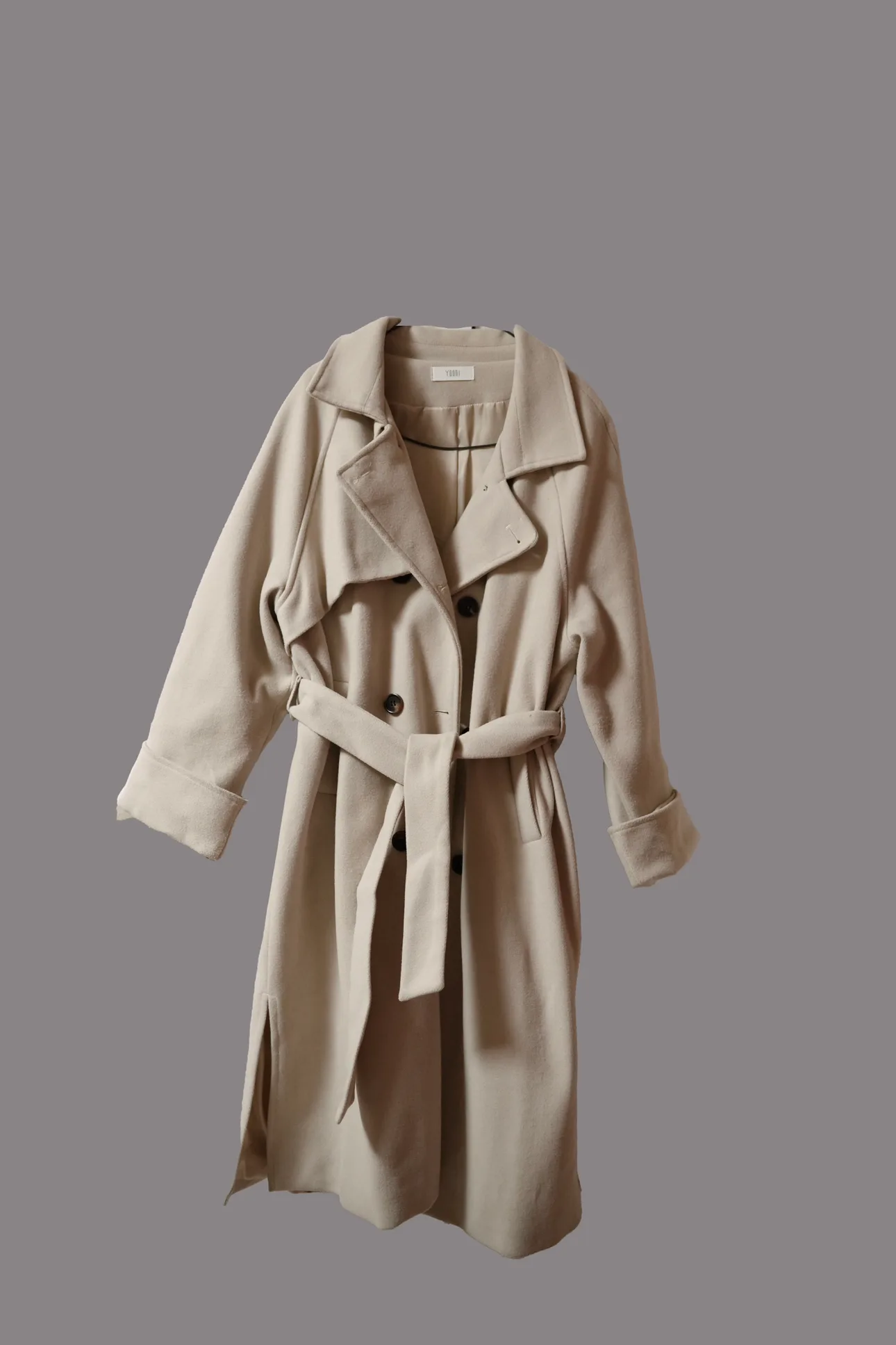 🤍 트렌치 스트랩 코트