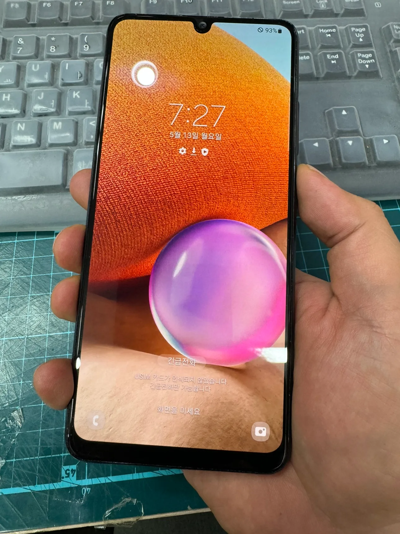 중고폰 공기계 스마트폰 갤럭시 a325 그레이 팝니다