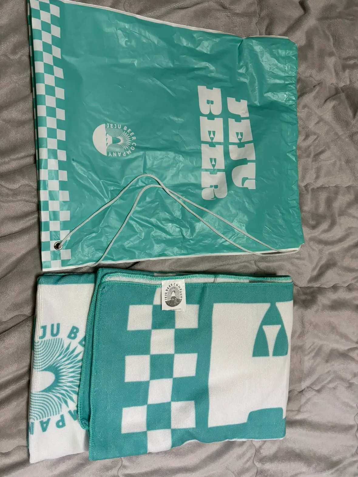 제주비어 비치타올(미사용)