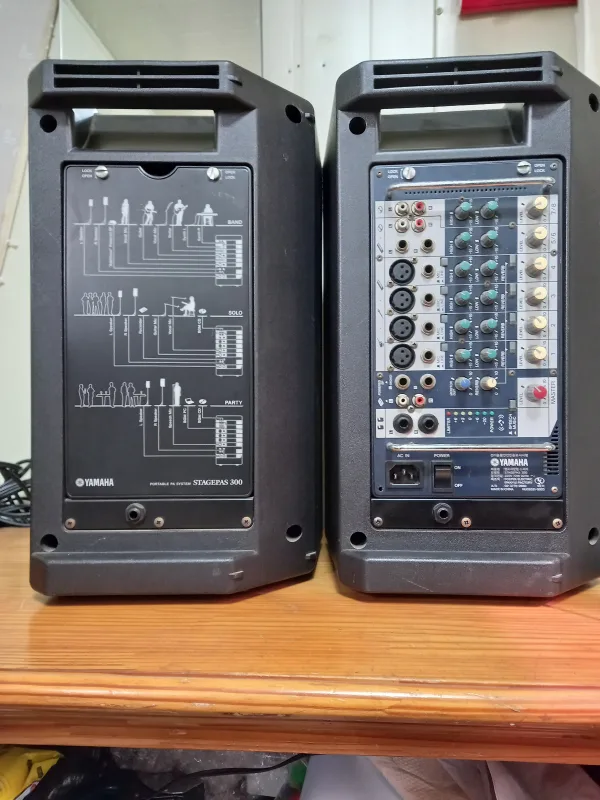 야마하 스테이지파스300(엠프 겸 스피커)