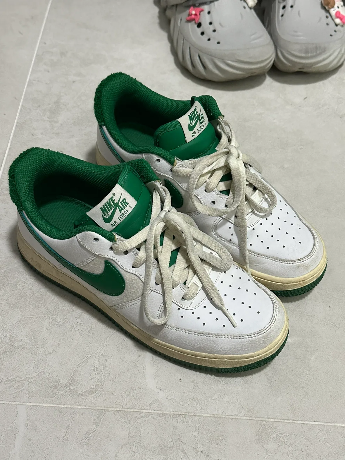 (255)나이키 에어포스 바시티 그린
