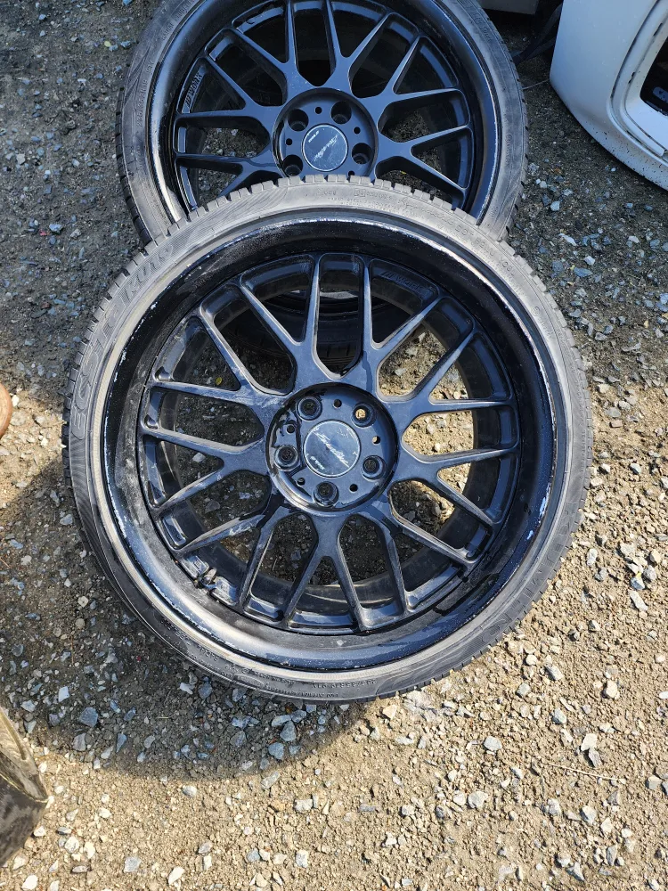 중고휠 19인치 세트판매합니다