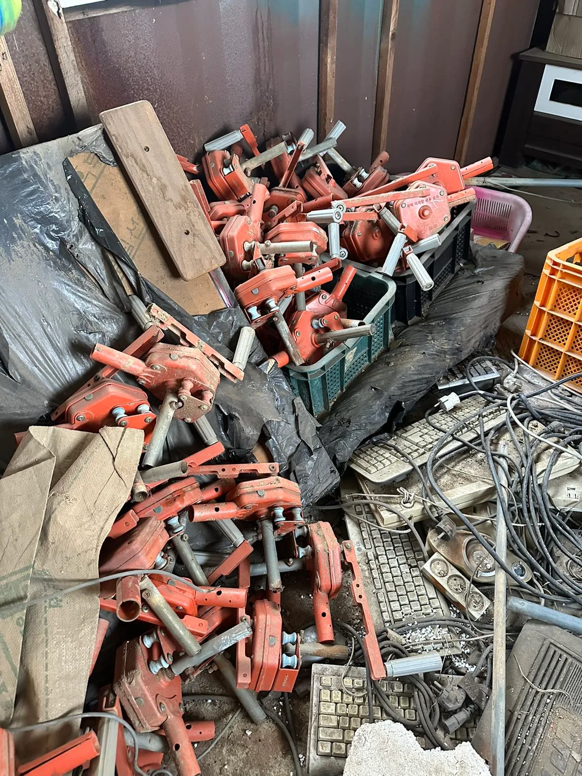 중고 수동 개패기