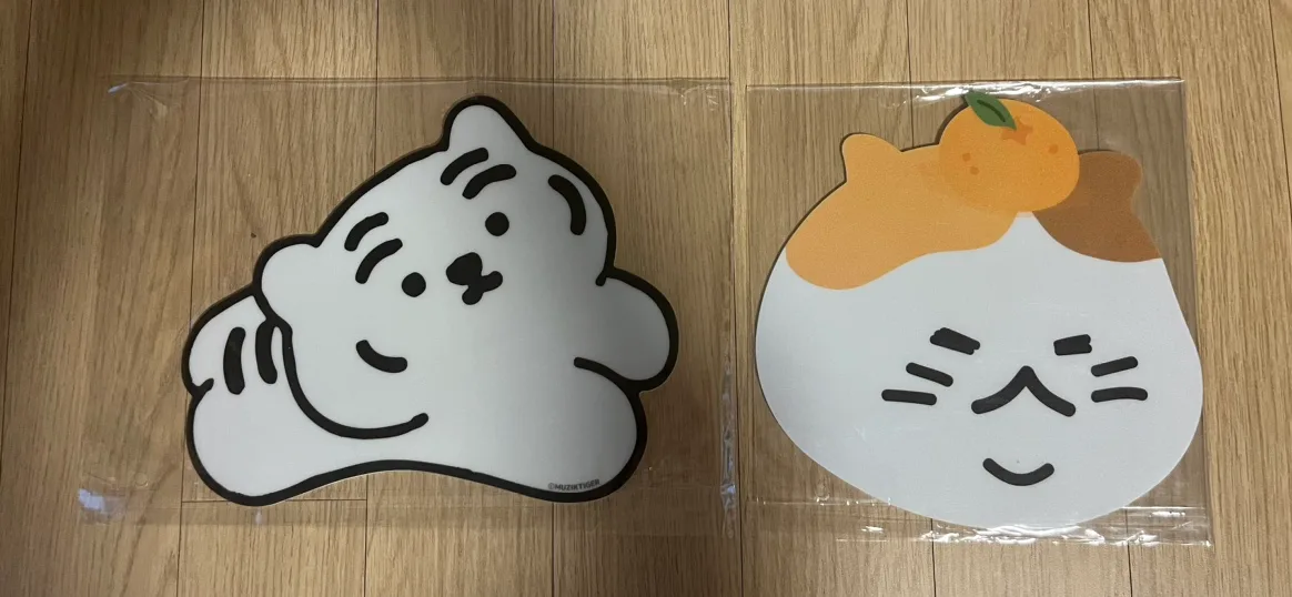 (새상품 / 미개봉) 백호 무직타이거 마우스패드 / 제주냥이 마우스패드 일괄판매합니다.