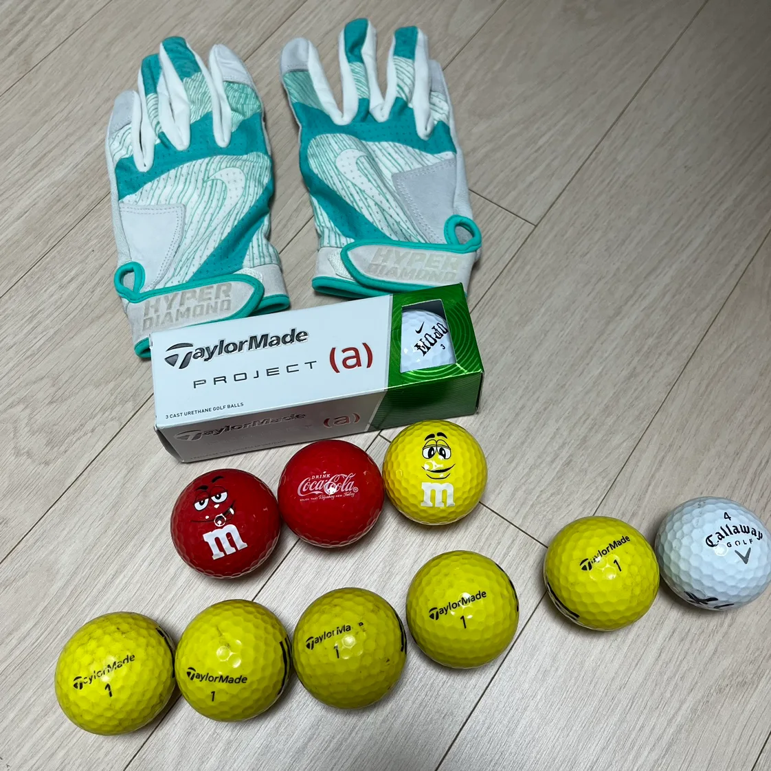 골프용품팔아요/나이키여성용양손장갑/골프공새거중고다수