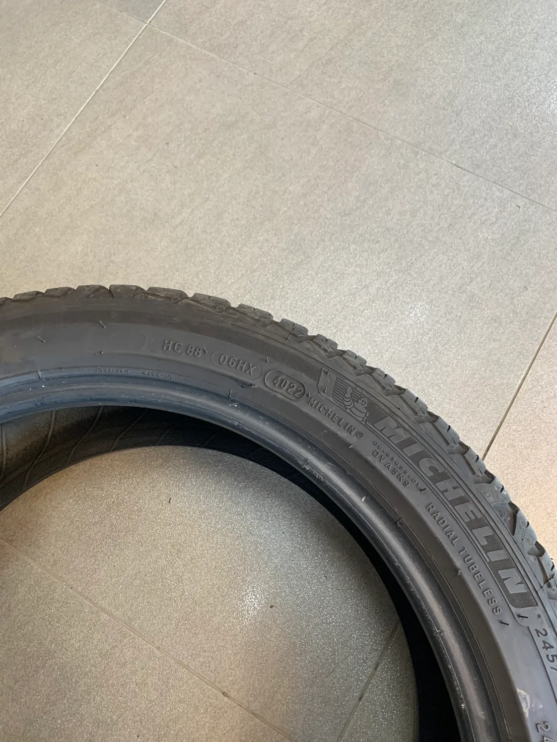 미쉐린 타이어 중고 1개