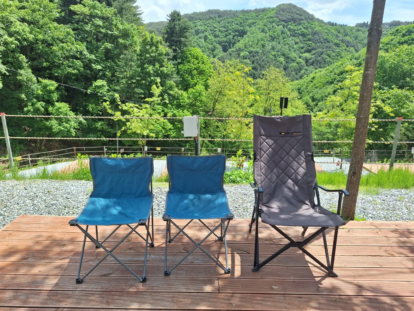 중고 캠핑의자 3개 판매