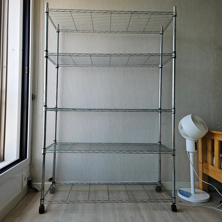 중고 스텐 5단 진열장