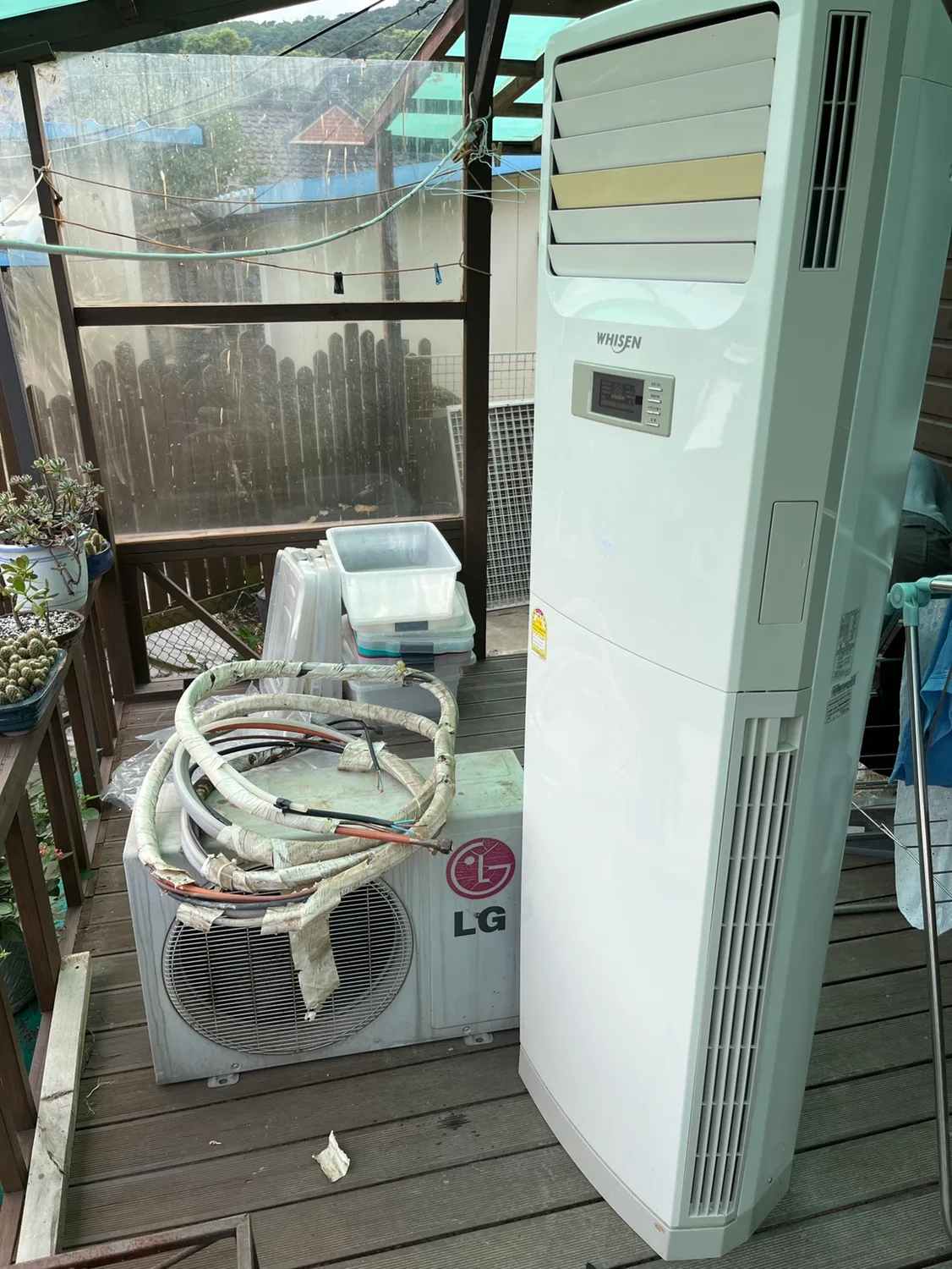 중고 스탠드에어컨 입니다