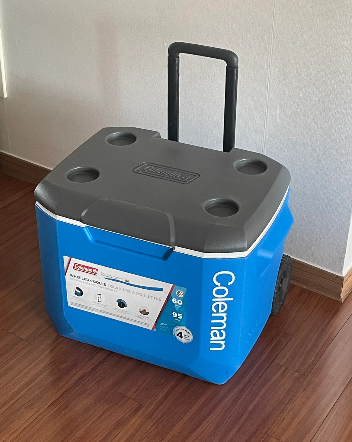 정품) 콜맨 퍼포먼스 트리 휠 아이스박스  (56.8리터)