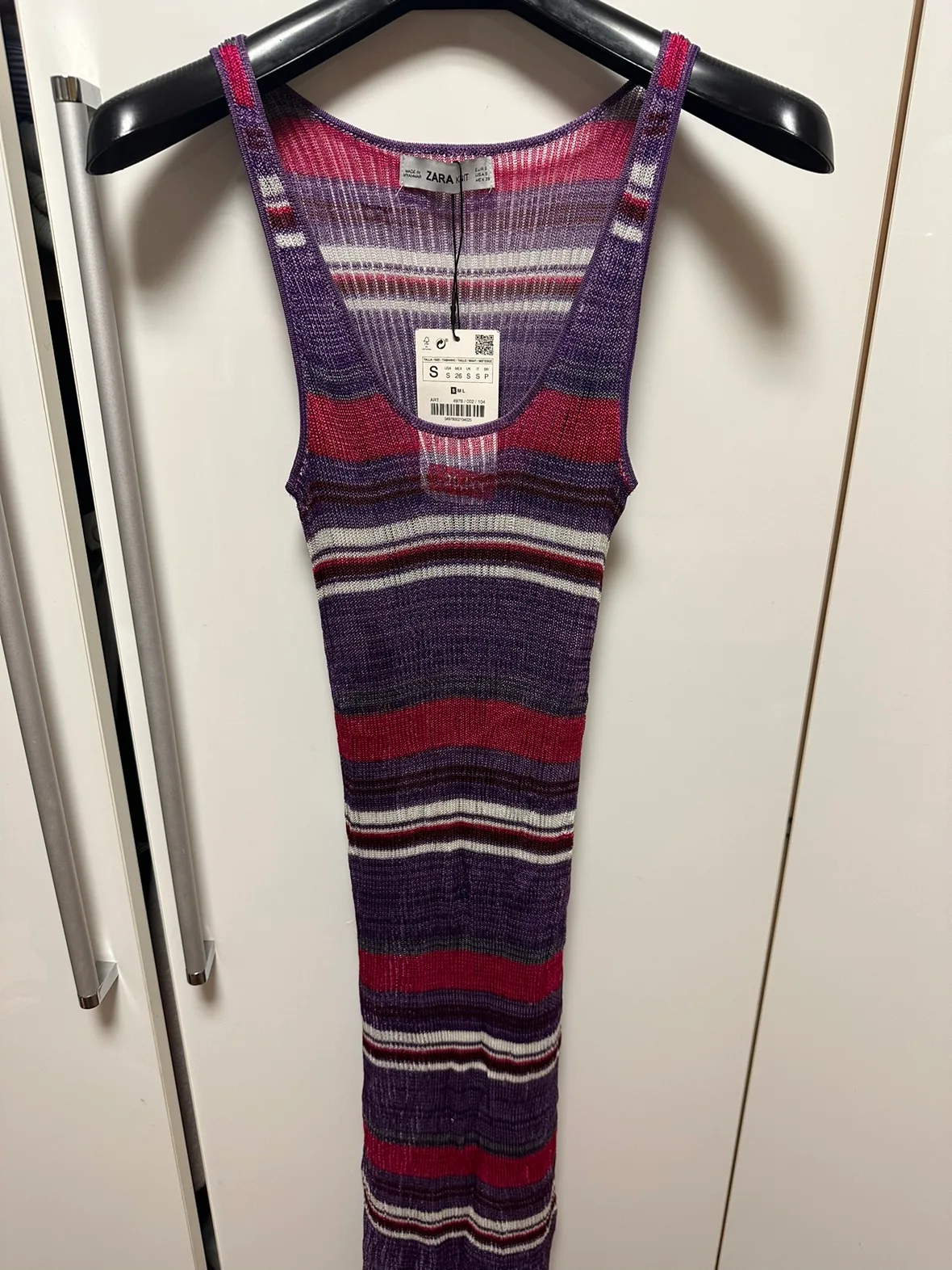 (새상품) 자라 니트 롱 나시 원피스