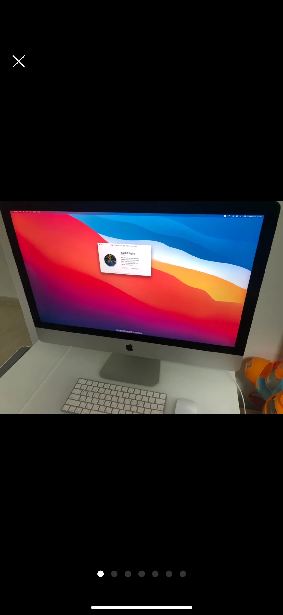 imac 아이맥 27인치 2015 late. i5 3.3 램32G 512ssd