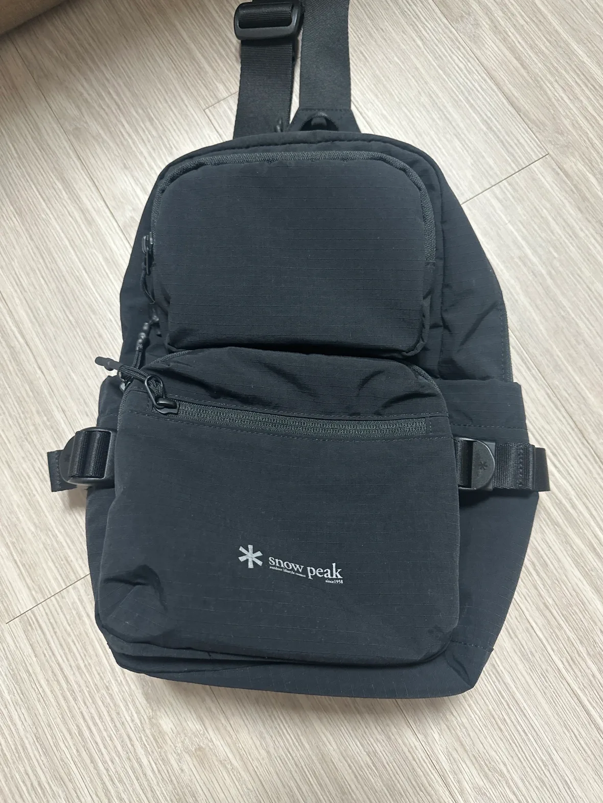 스노우피크 듀얼테크 슬링백 9L Black (S24ZUFBG30)