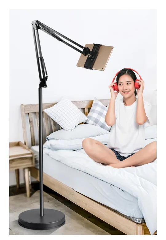 스마트폰(태블릿) 스탠드형 거치대 [침대.쇼파.안마의자 등에서 쓰기 좋음]