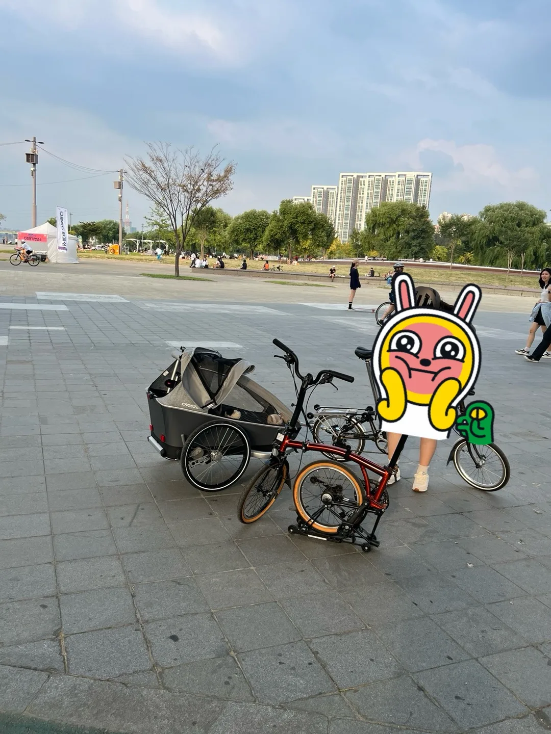 croozer kid keeke 유아용 자전거 트레일러