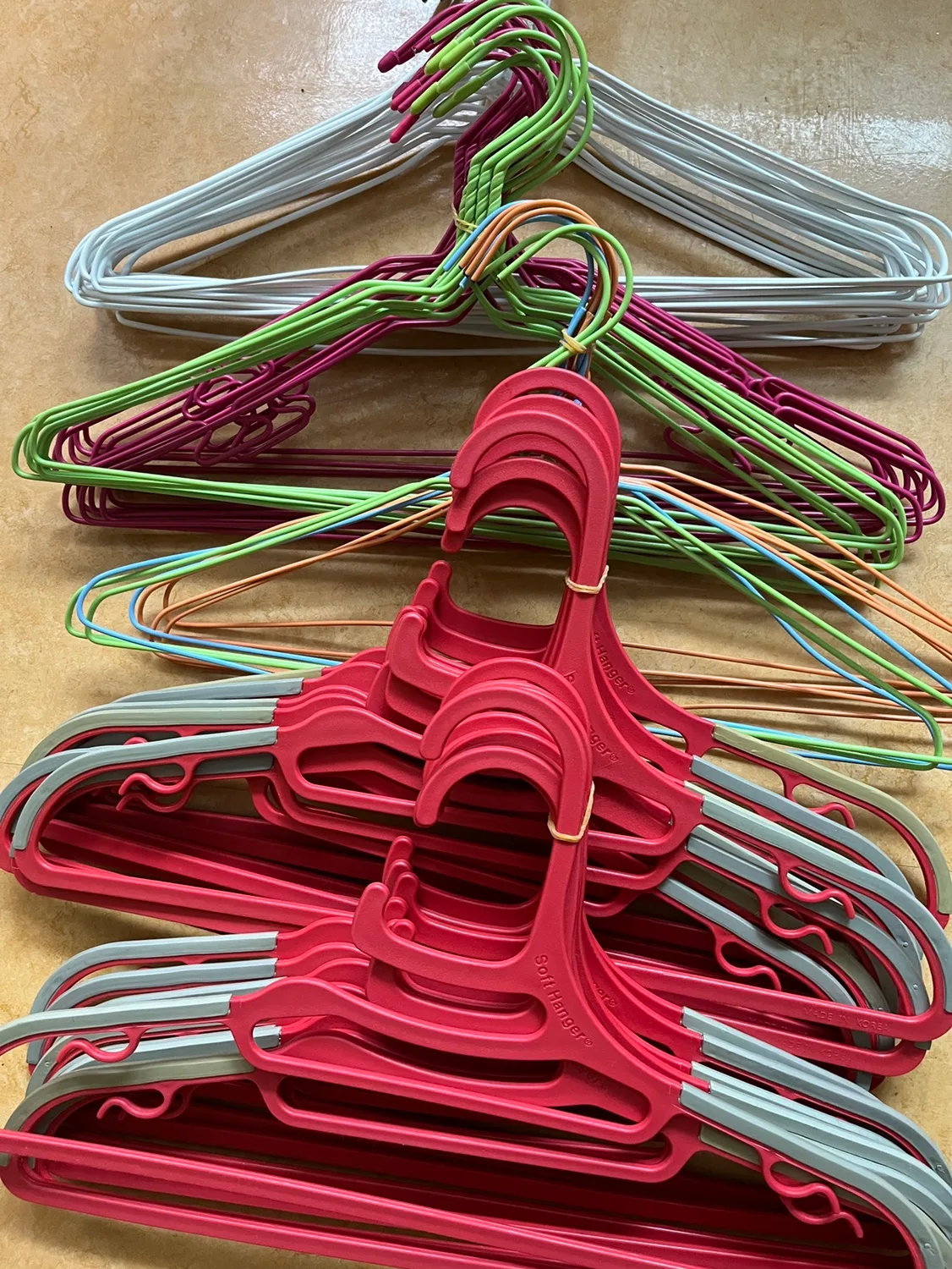 (중고)옷걸이 70개