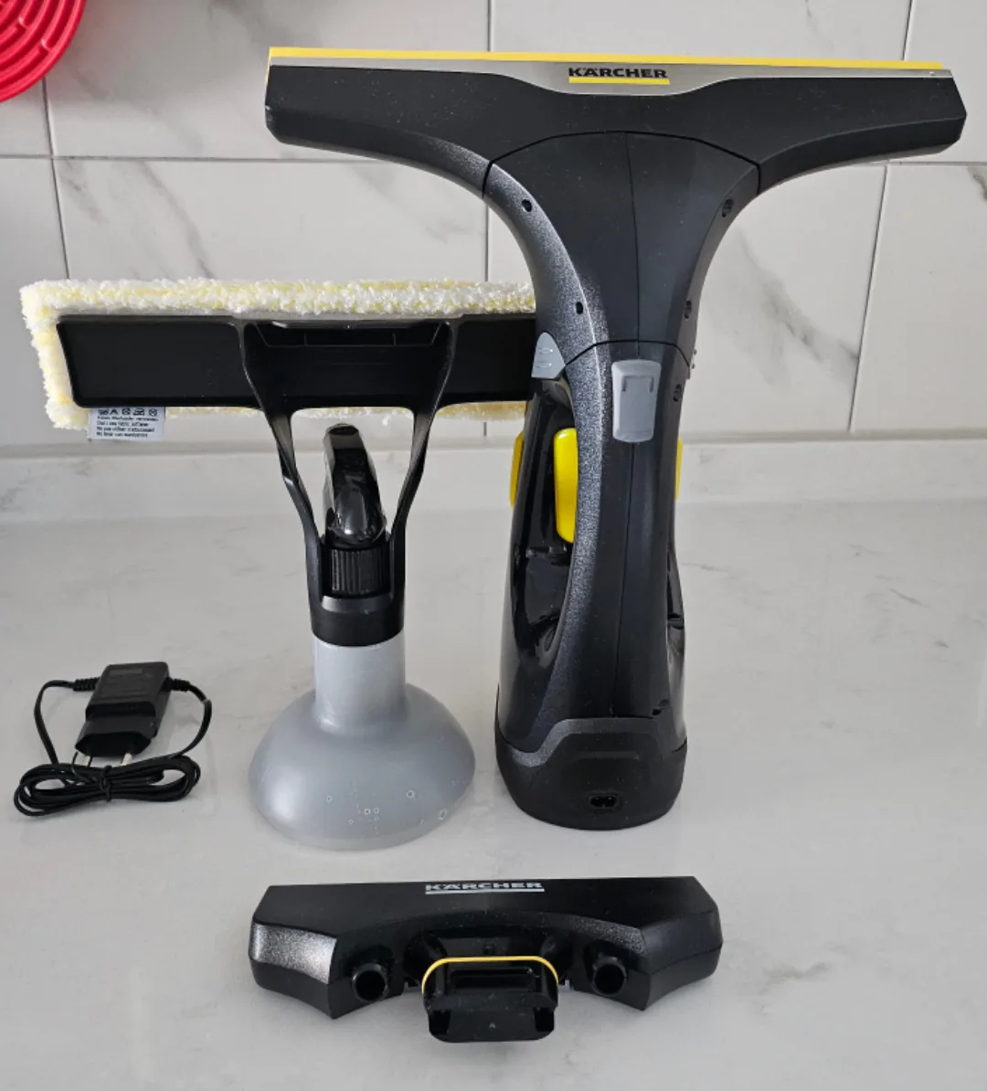 카처 karcher 유리 창문 타올 청소기 WV2 블랙 에디션 세트