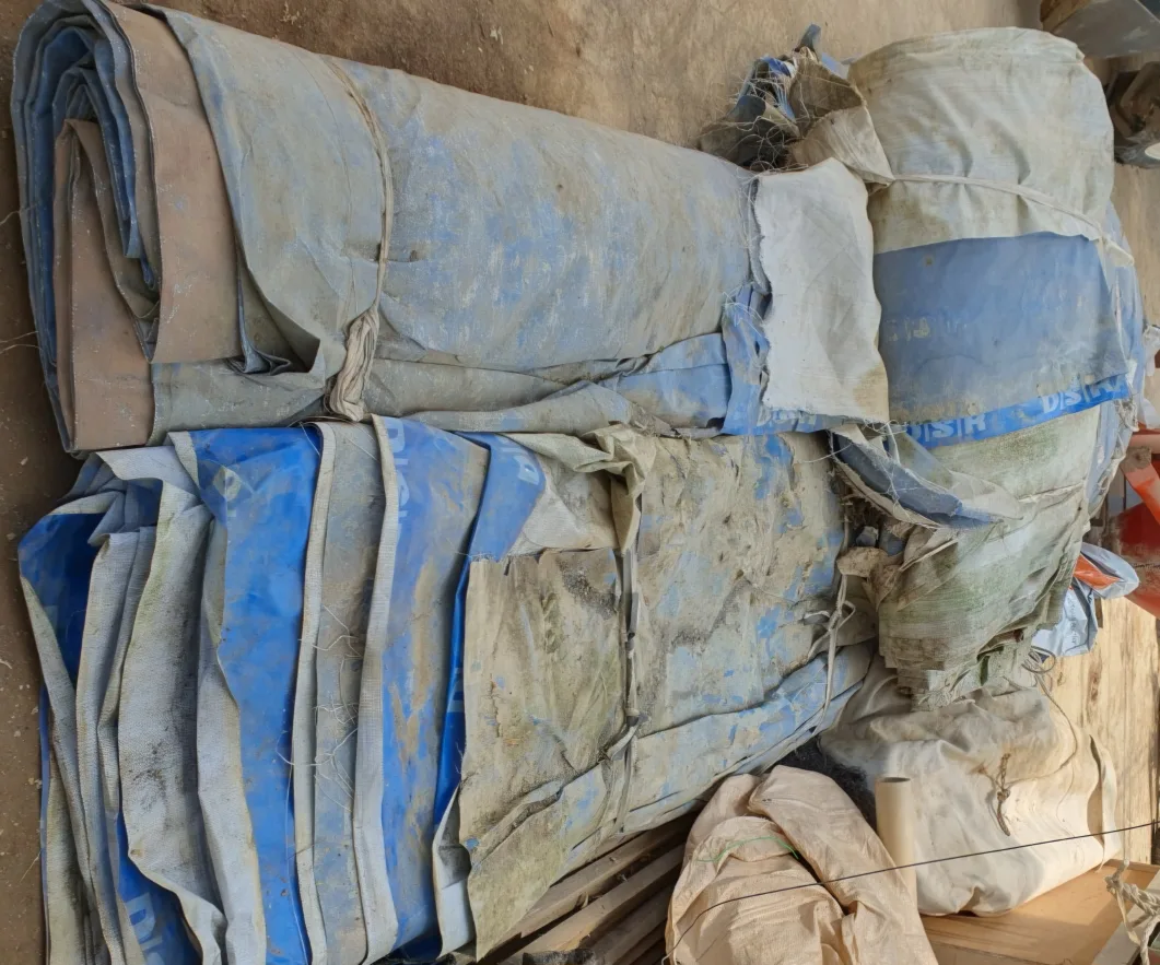 나눔 하고 남은 타포린 방수포