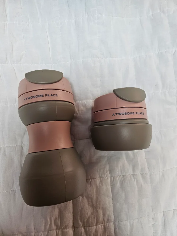 투썸 플레이스 휴대용 실리콘 텀블러