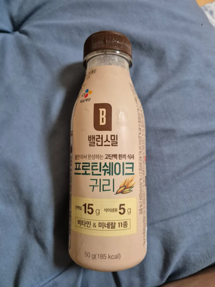 밸런스밀 프로틴쉐이크 귀리 50g 단백질 쉐이크