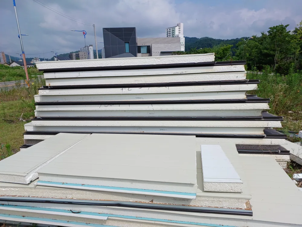 중고 판넬 지붕100T 15장/창문1세트