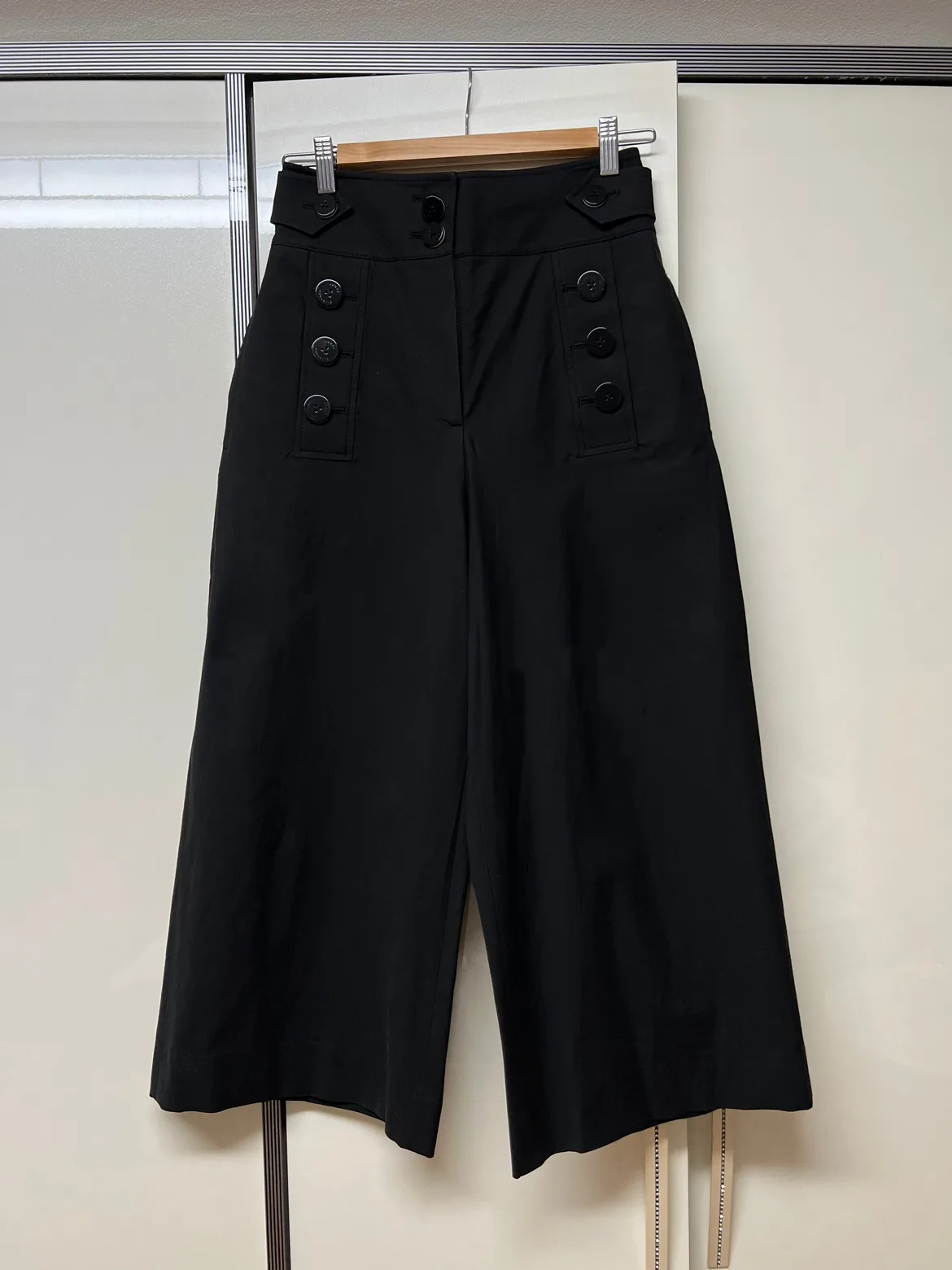 🖤럭키슈에뜨 하이웨스트 와이드 팬츠 바지 슬랙스 36사이즈 /허리 25-26