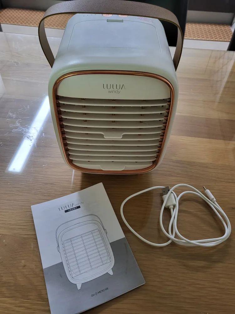 루루아 윈디 미니 냉풍기 휴대용 에어쿨러 얼음 선풍기