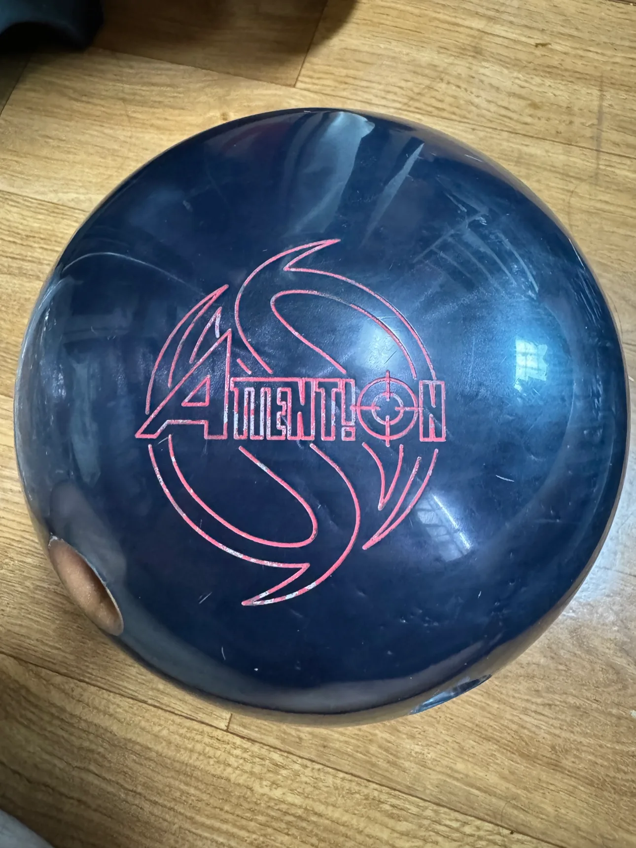 중고볼링공 어탠션블랙펄 15파운드