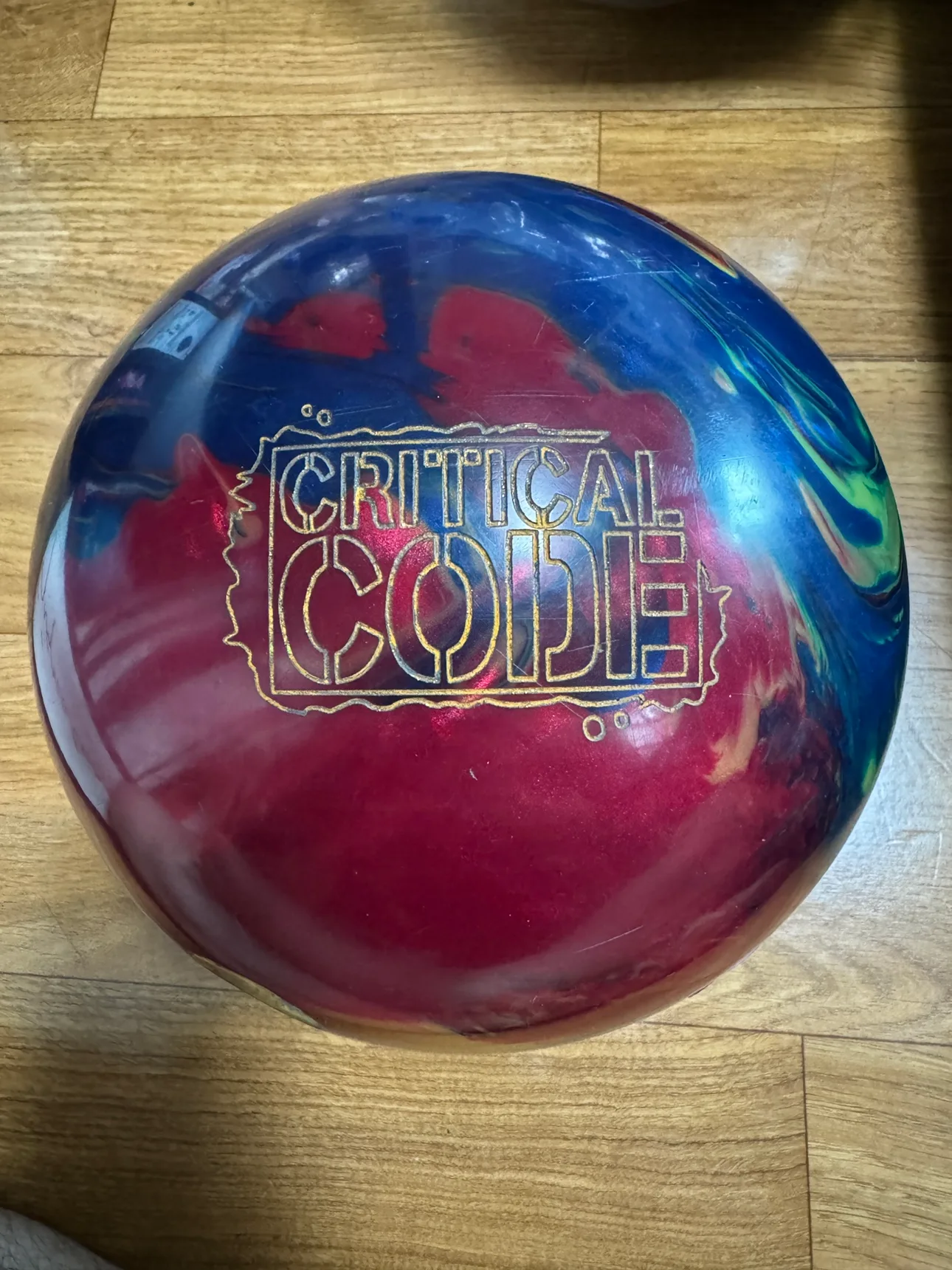 중고볼링공 크리티컬코드 15파운드