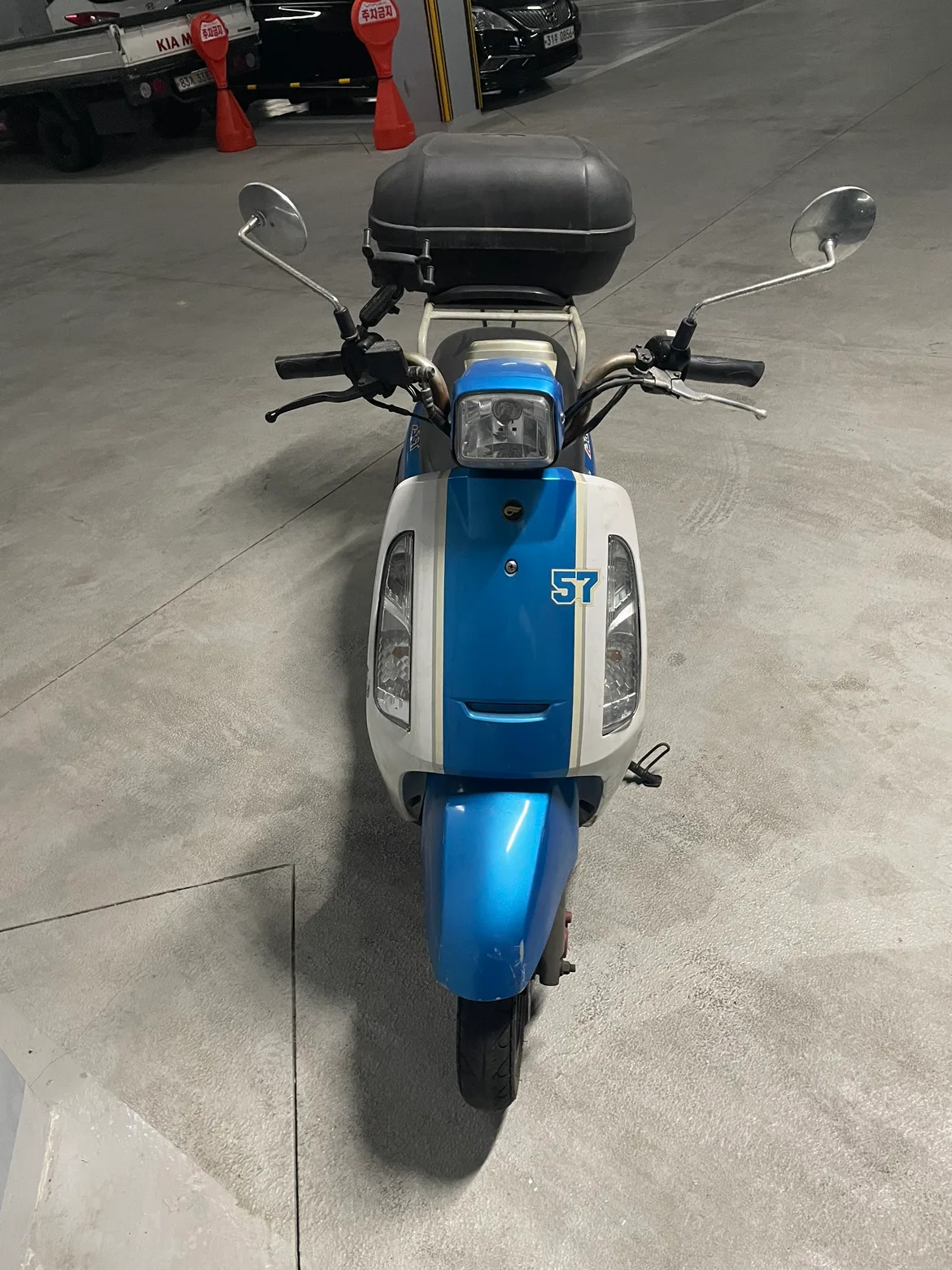 중고 티니110 오토바이 팝니다