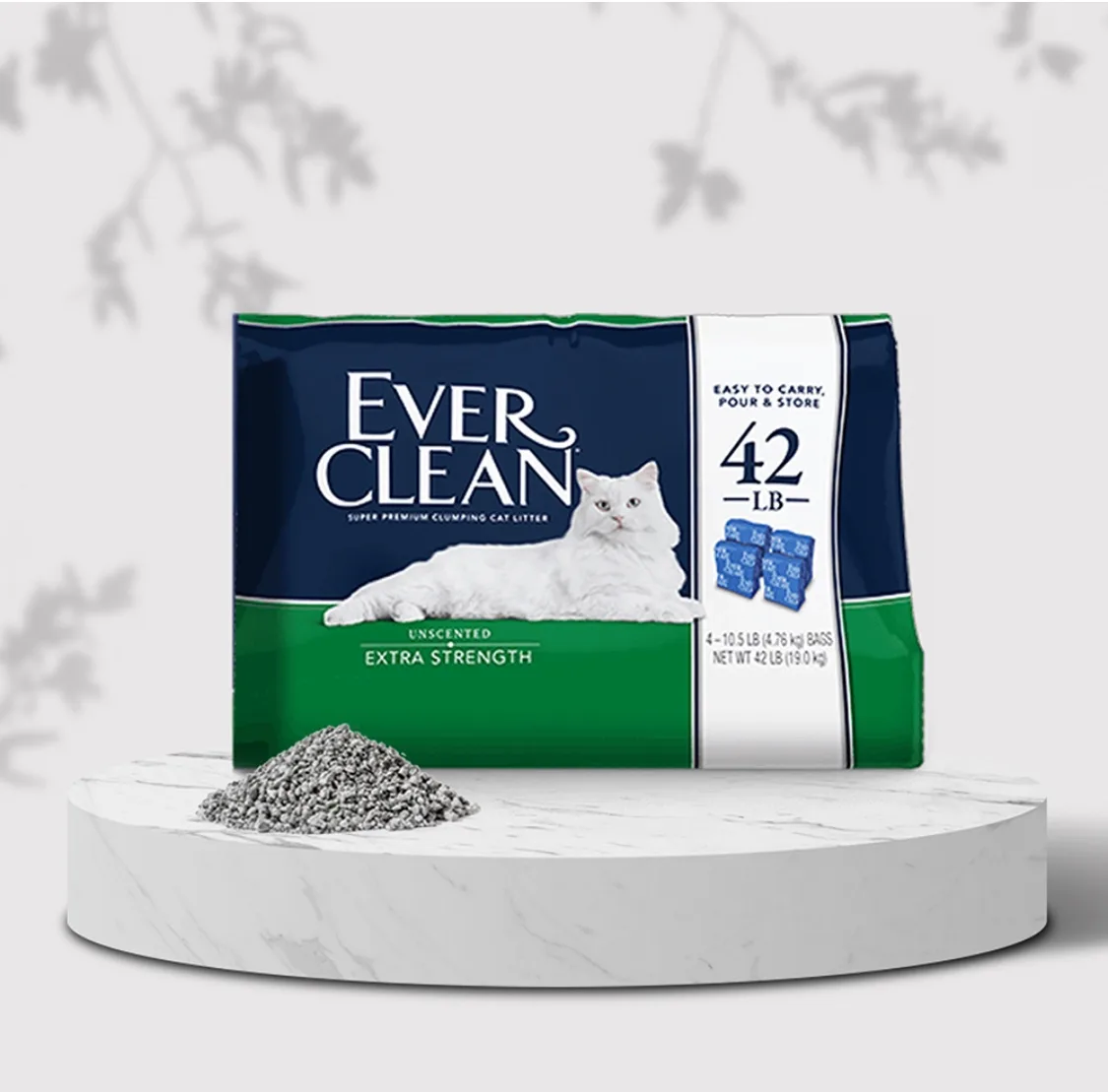 에버크린 ES UN 고양이모래(무향)  4.76kg, 3개