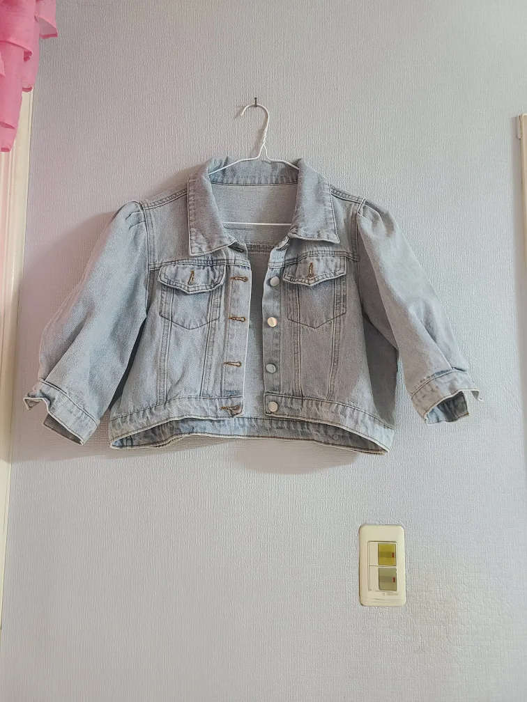 칠부 셔링청자켓