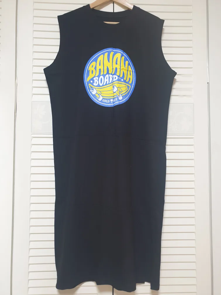 면 나시 롱원피스(프리/누구나)