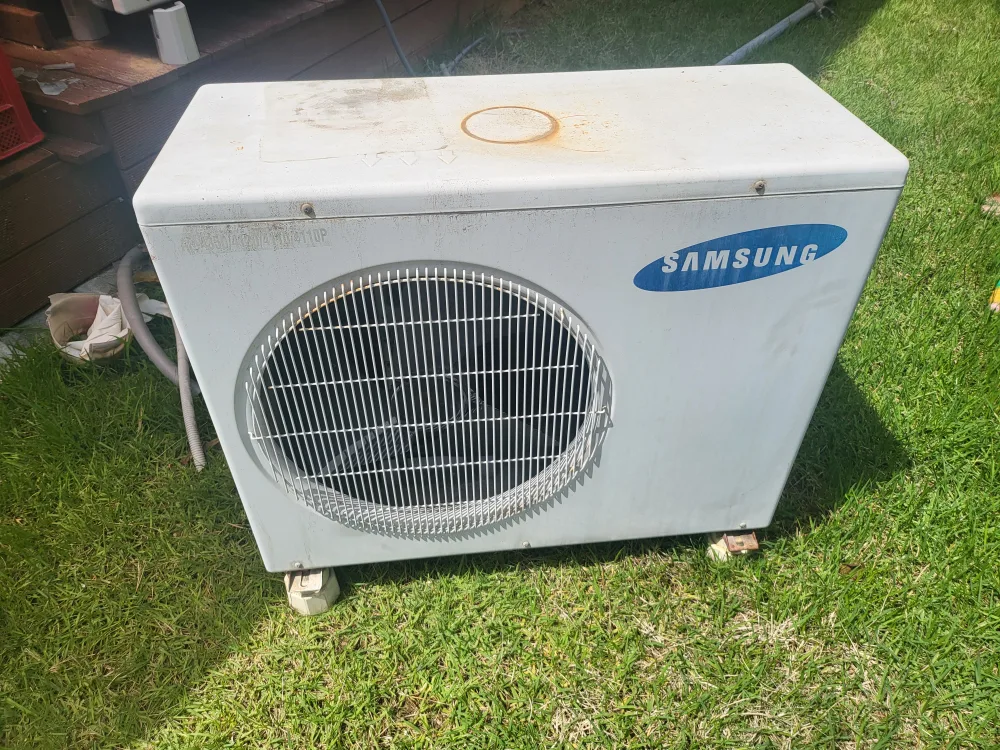 중고 에어콘 실외기 팝니다!
