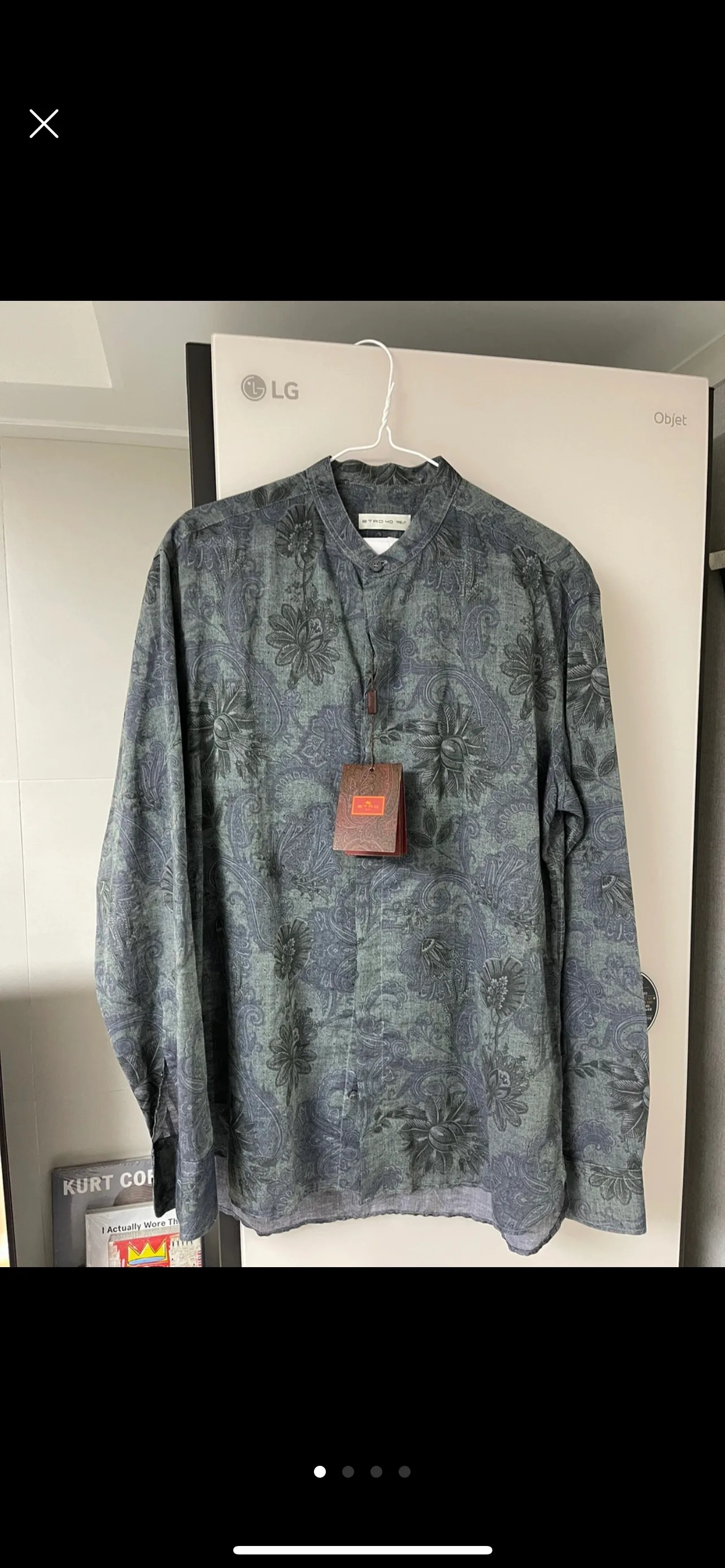 (새상품)에트로 린넨셔츠 사이즈100